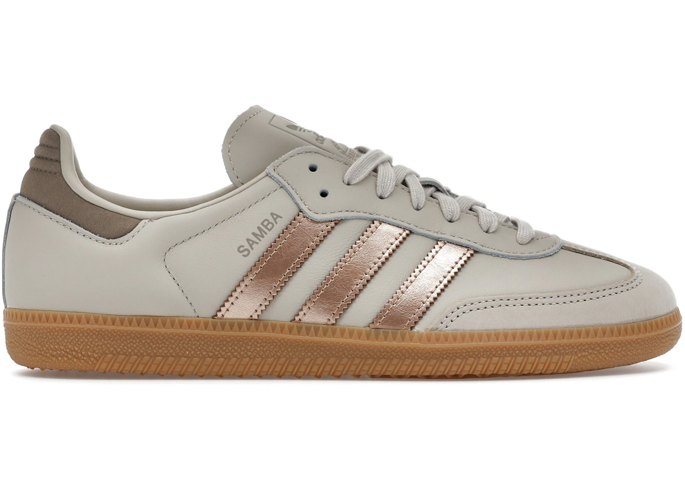 adidas Samba OG Clear Brown Copper Metallic Putty Beige (Women's) - JR7341 - US adidas Samba OG Clear Brown Copper Metallic Putty Beige (Women's) - JR7341 - US