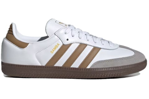 adidas Samba OG Cloud White Brown Desert Men's JH8796 US