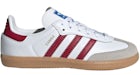 adidas Samba OG Cloud Blanco Collegiate Burdeos Gum (para preescolares)