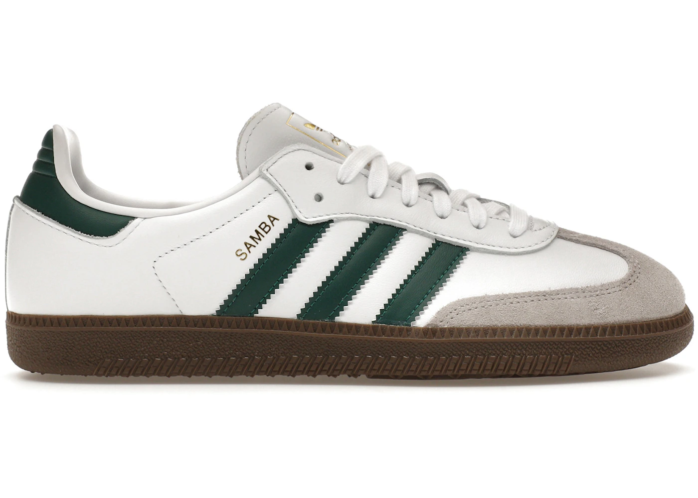 adidas Samba OG Cloud White Collegiate Green Men's - JH8797 - US adidas Samba OG Cloud White Collegiate Green Men's - JH8797 - US
