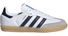 adidas Samba OG Cloud Weiß Collegiate Marineblau Gum (GS)
