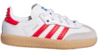 adidas Samba OG Cloud Bianco Collegiate Rosso Gum (TD)