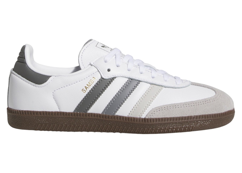 【超安い】 White Cloud OG Samba adidas Grey (GS Three Grey One 靴