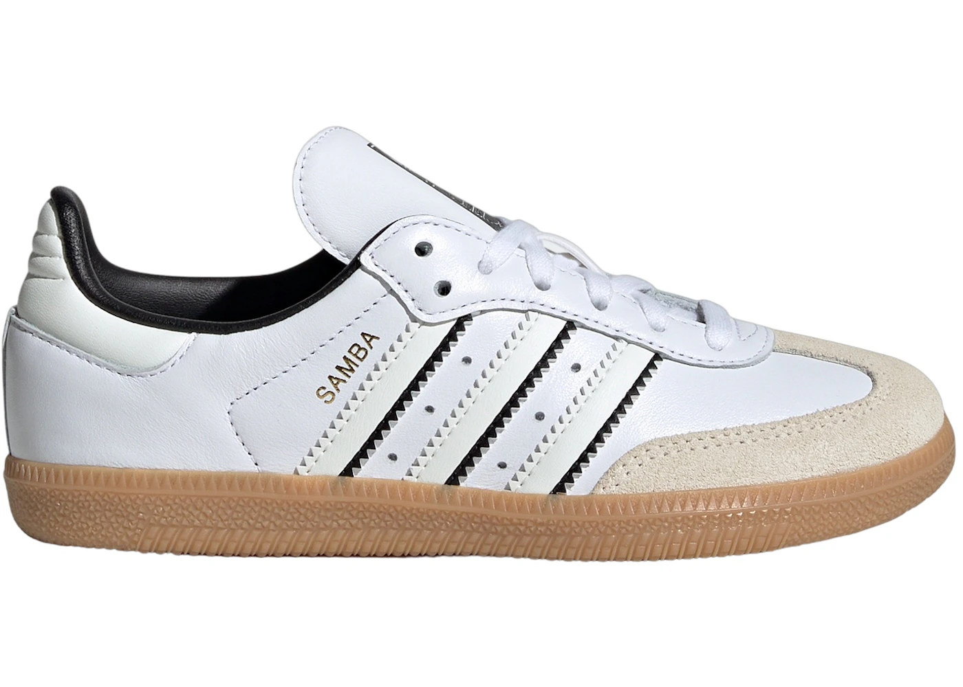 adidas Samba OG Cloud White Off White Core Black (PS) - IH5649 - US adidas Samba OG Cloud White Off White Core Black (PS) - IH5649 - US