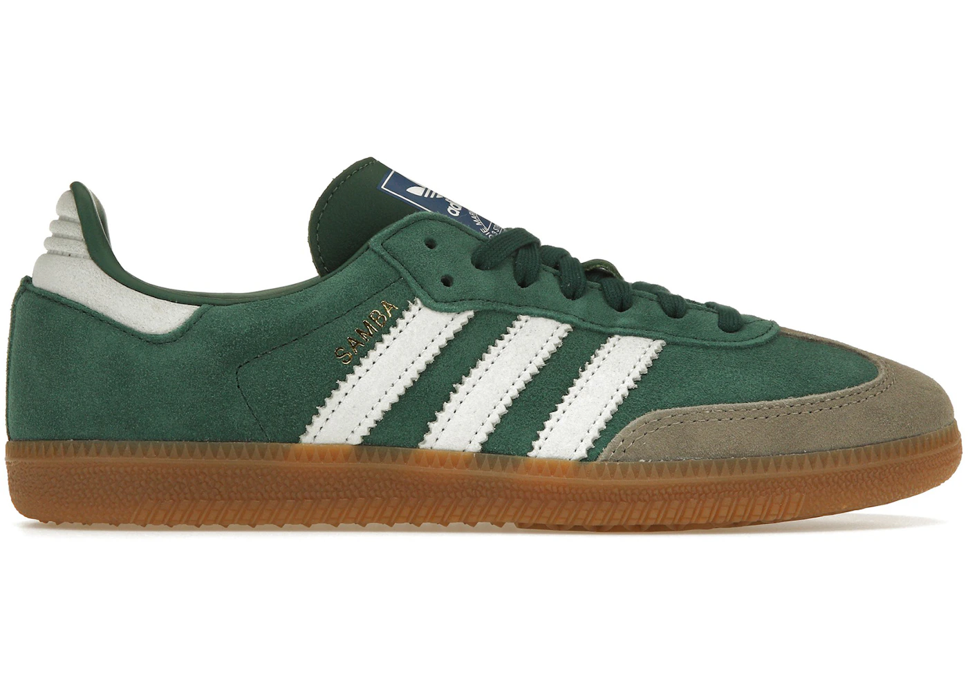 adidas Samba OG Collegiate Green Gum Grey Toe Men's ID2054 US