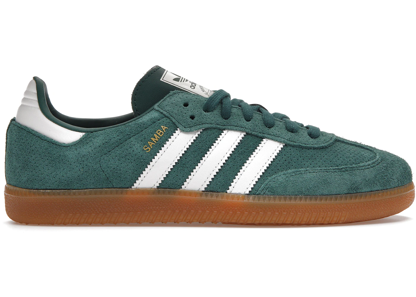 adidas Samba OG Collegiate Green Gum Men's HP7902 US adidas Samba OG Collegiate Green Gum Men's HP7902 US