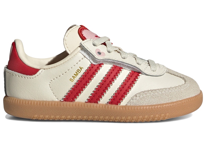 adidas Samba OG Comfort Closure Valentine's Day Cream White Scarlet (2026) (TD)