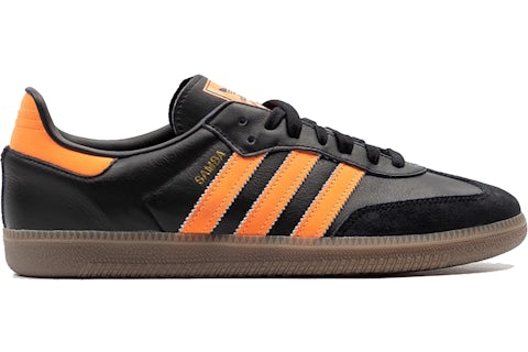 adidas Samba OG Core Black Hi Res Orange Men s B75804 US