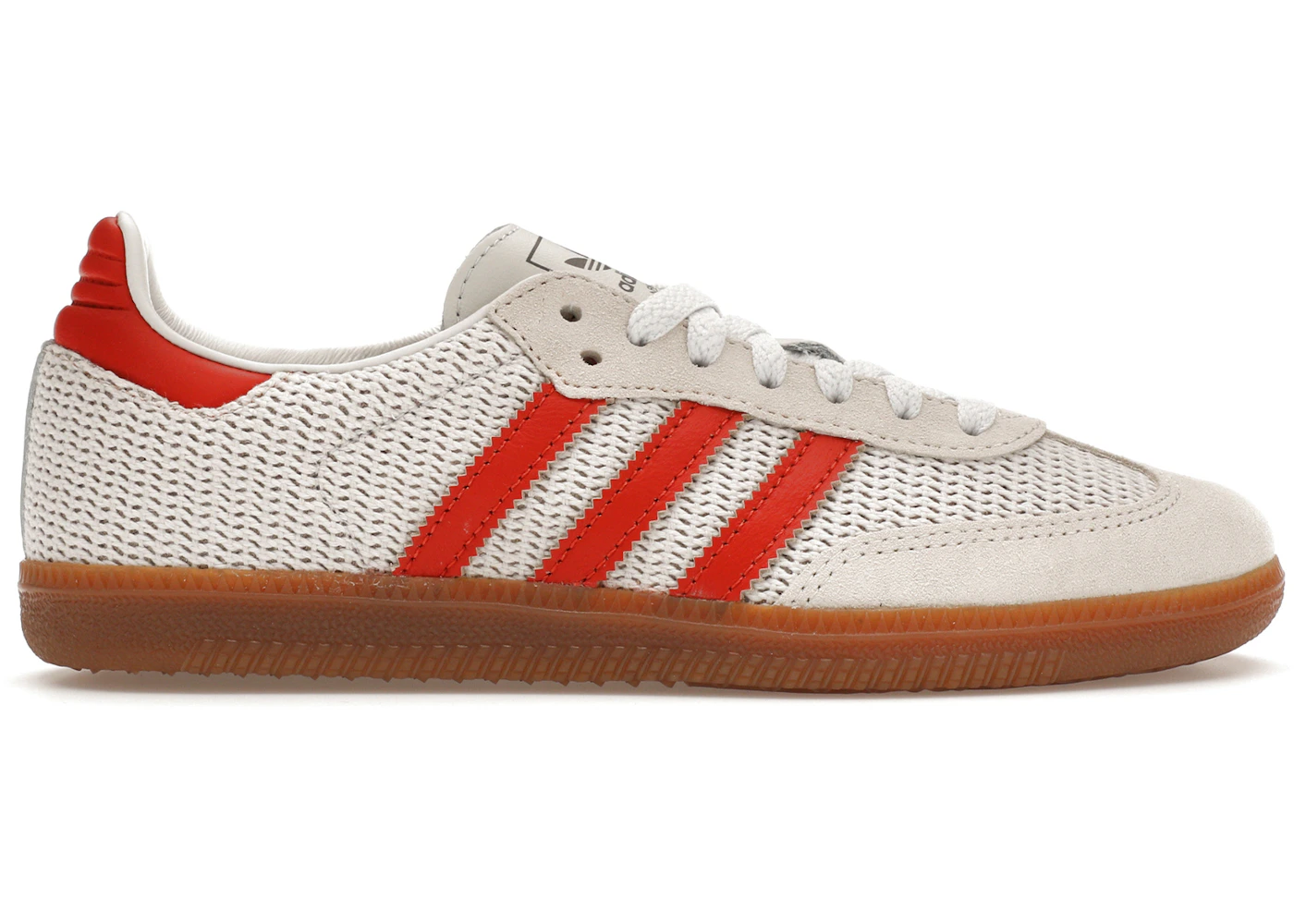 adidas Samba OG Crystal White Preloved Red Men's - IG1380 - US