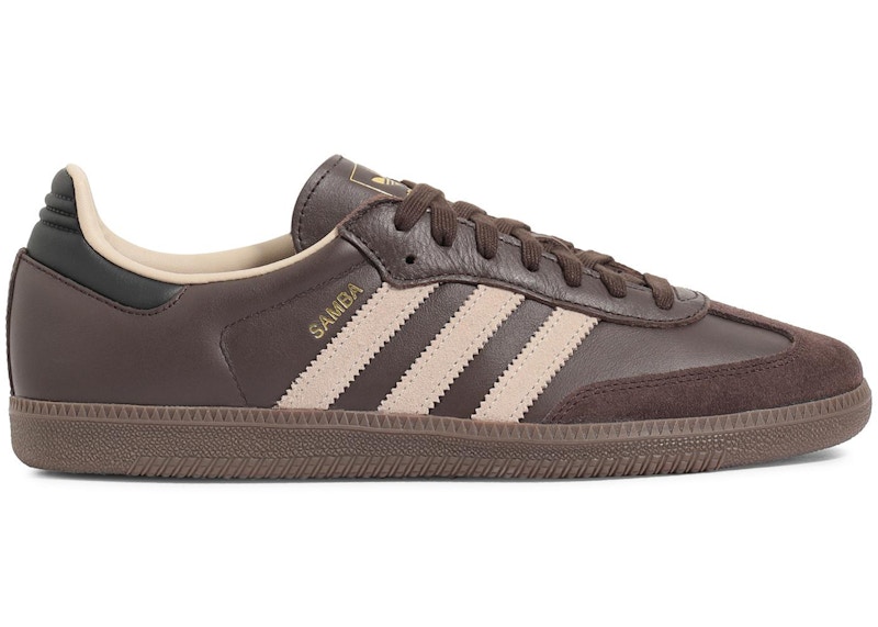 adidas Samba OG Dark Brown Beige Gum Men's - JI0217 - US