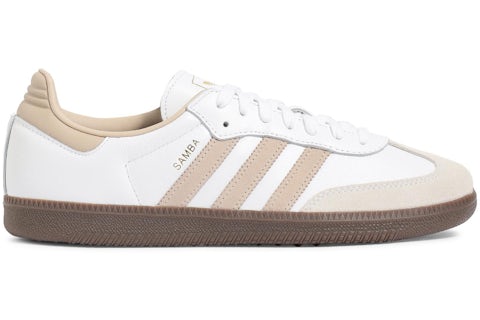 adidas Samba OG Footwear White Beige Gum Men's - JI0218 - US adidas Samba OG Footwear White Beige Gum Men's - JI0218 - US