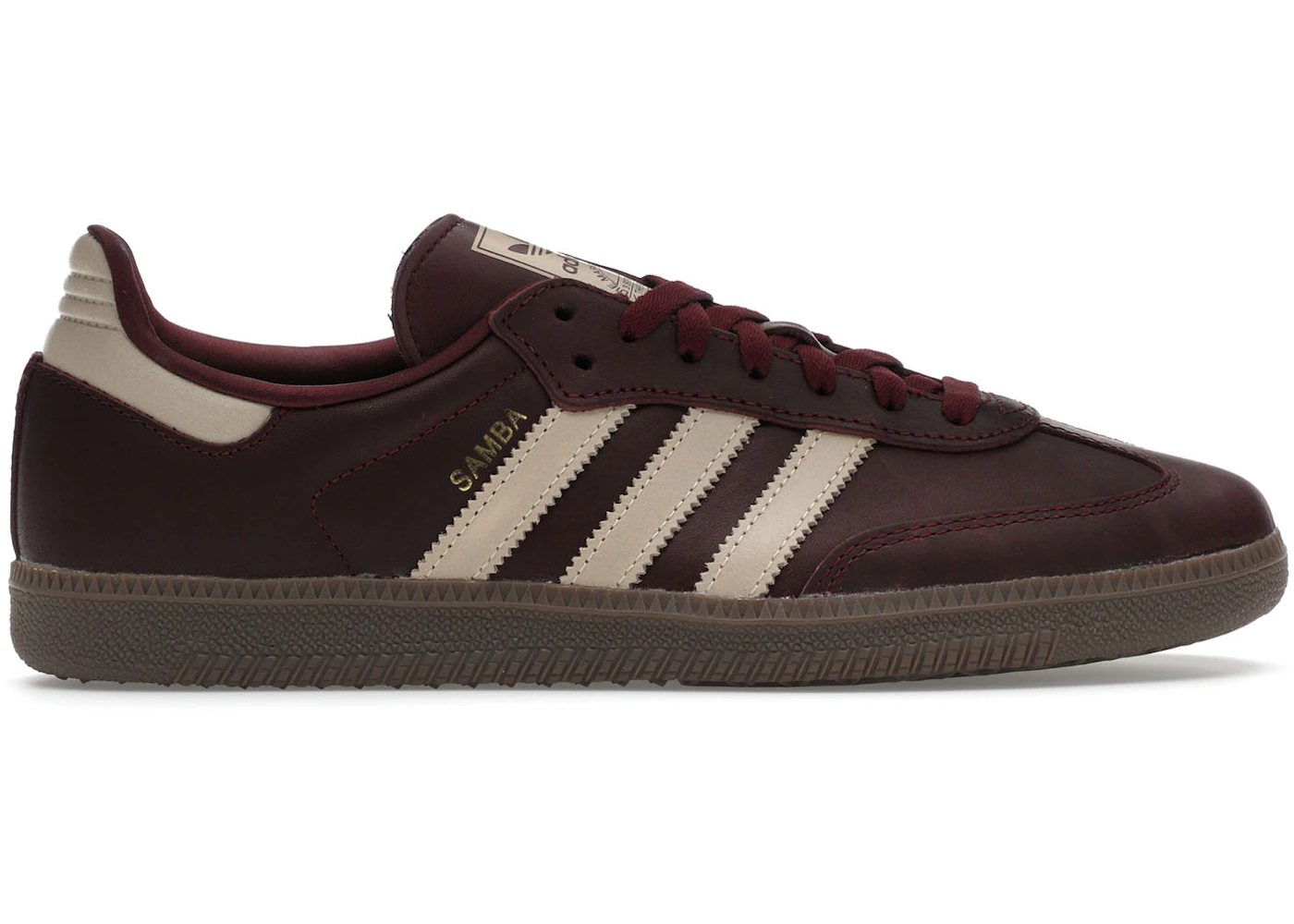adidas Samba OG Maroon Crystal Sand (Women's) - IF7004 - US adidas Samba OG Maroon Crystal Sand (Women's) - IF7004 - US