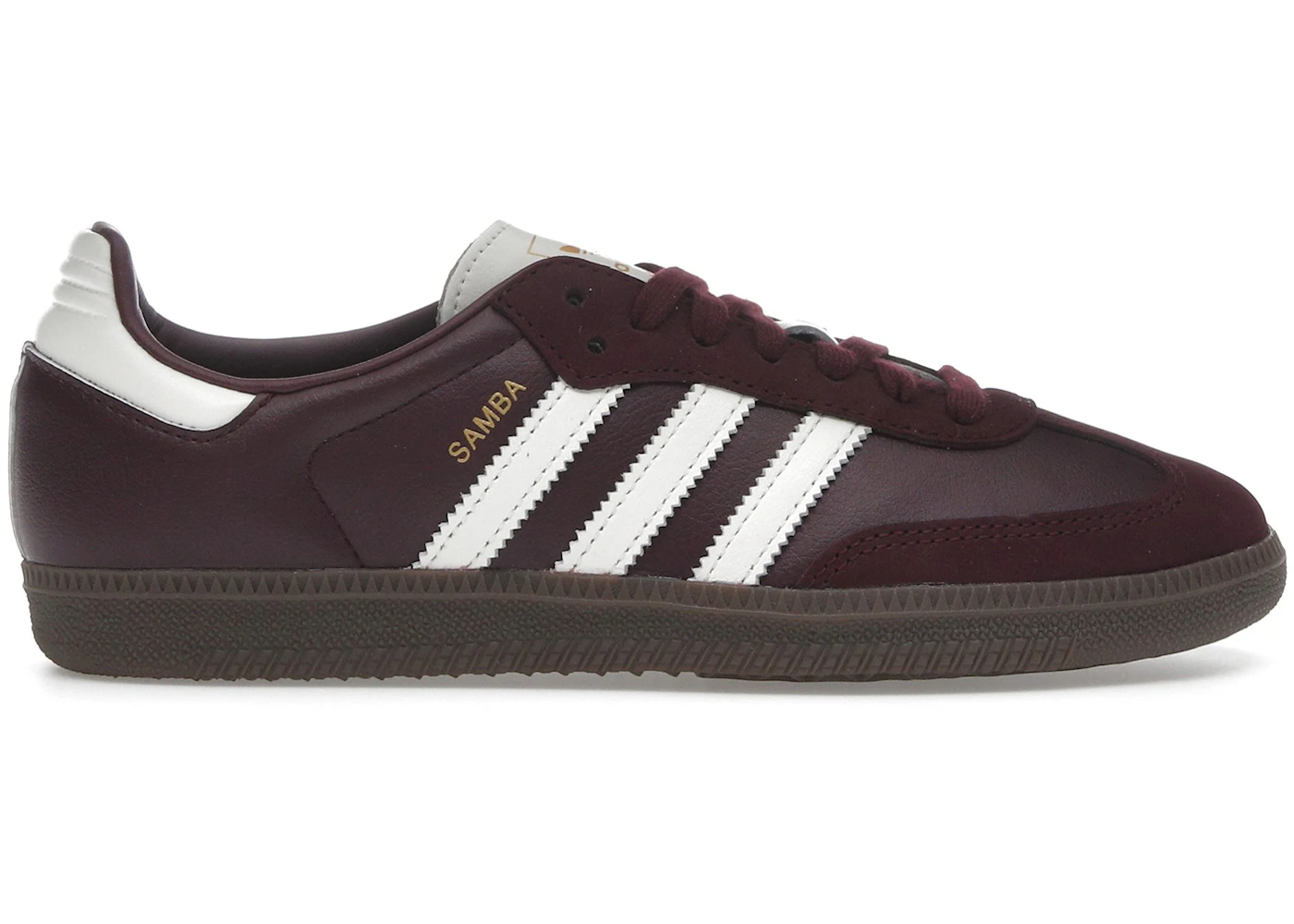 adidas Samba OG Maroon Off White Gum (Women's)