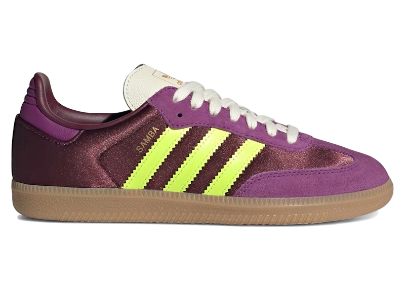 Pre-owned Adidas Originals Samba Og (women's) Sneakers In Maroon/rich Mauve/gum