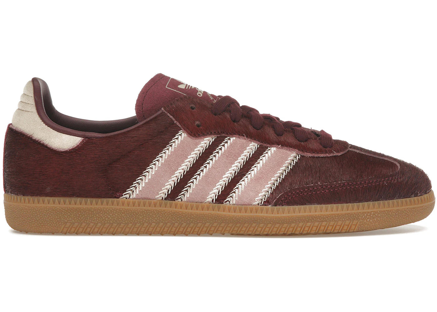 adidas Samba OG Maroon Sand Strata Pony (Women's) - JP5330 - US adidas Samba OG Maroon Sand Strata Pony (Women's) - JP5330 - US
