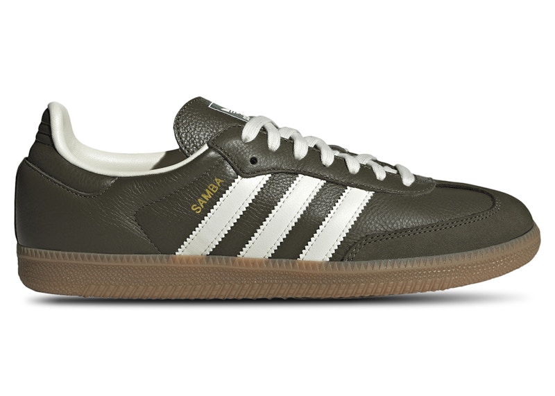 adidas Samba OG Medium Raw Khaki Gum Men's - JR0890 - US