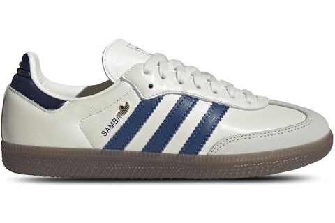 adidas Samba OG Off White Dusky Petrol Night Indigo (Women's) - IH6627 - US adidas Samba OG Off White Dusky Petrol Night Indigo (Women's) - IH6627 - US