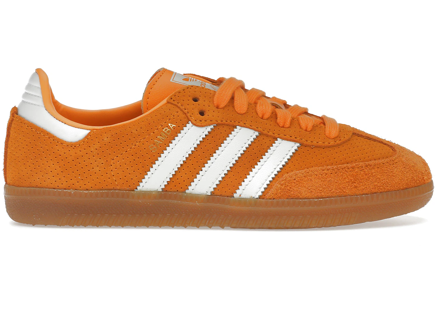 adidas Samba OG Orange Rush Gum Men's HP7898 US
