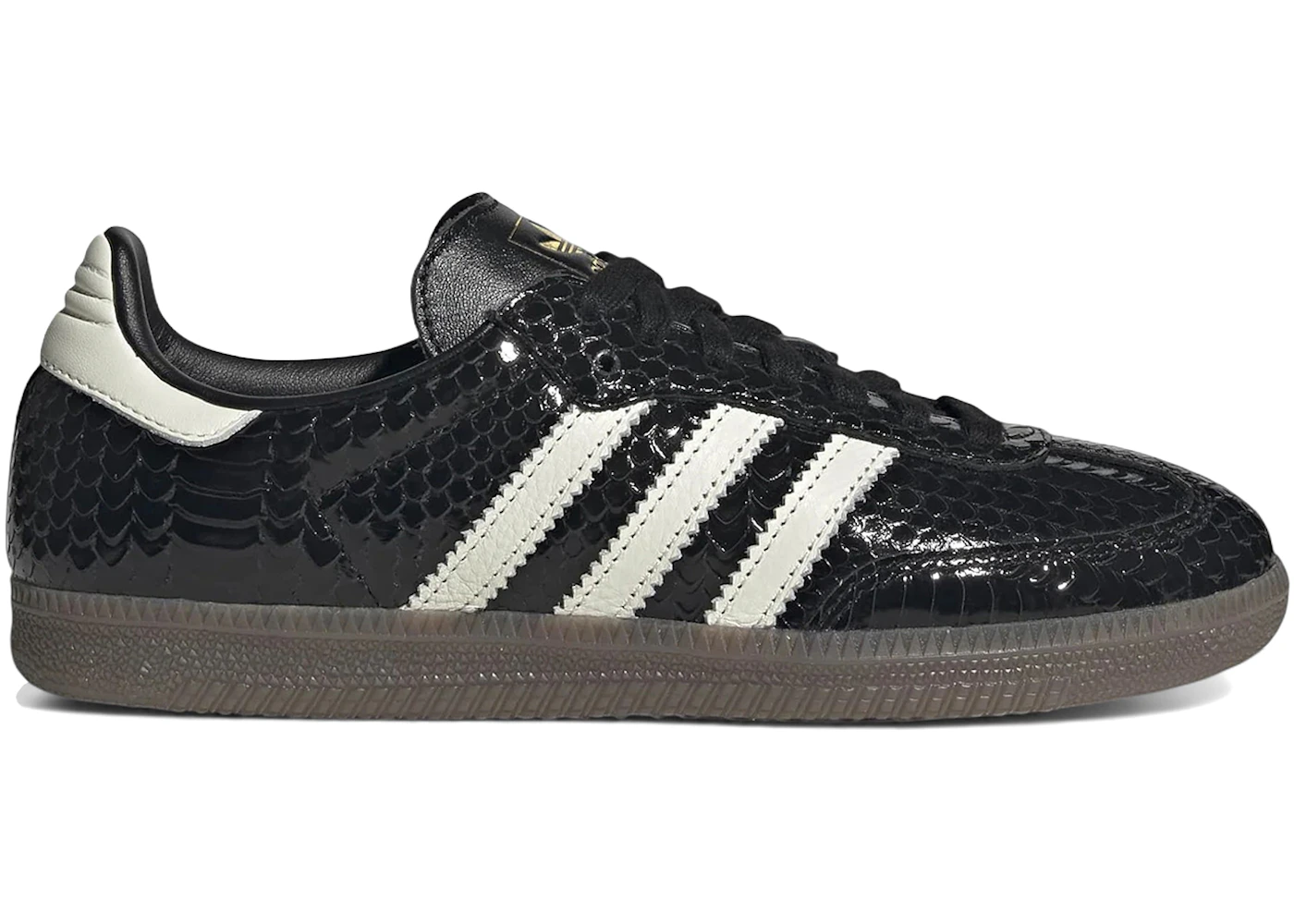 adidas Samba OG Patent Snakeskin Black Off White (Women's) - IH9015 - US adidas Samba OG Patent Snakeskin Black Off White (Women's) - IH9015 - US