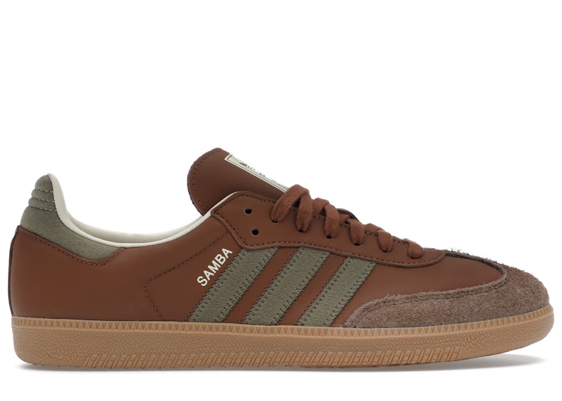 adidas Samba OG Preloved Brown Olive Strata Men's - IE9122 - US adidas Samba OG Preloved Brown Olive Strata Men's - IE9122 - US