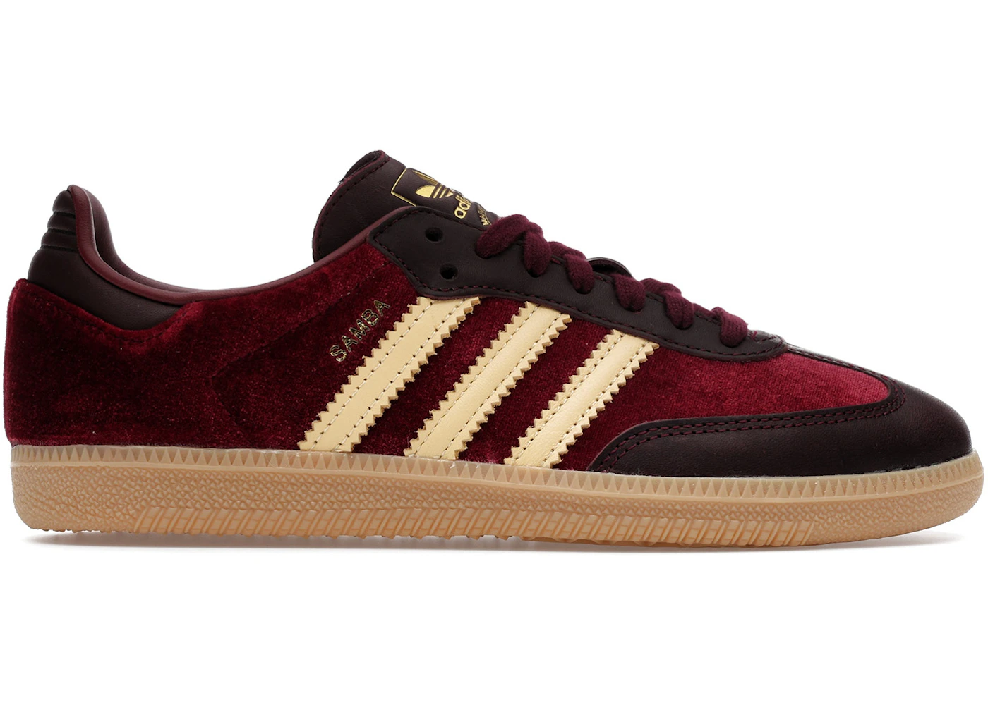 adidas Samba OG Shadow Red Velvet (Women's) - JS1394 - US adidas Samba OG Shadow Red Velvet (Women's) - JS1394 - US