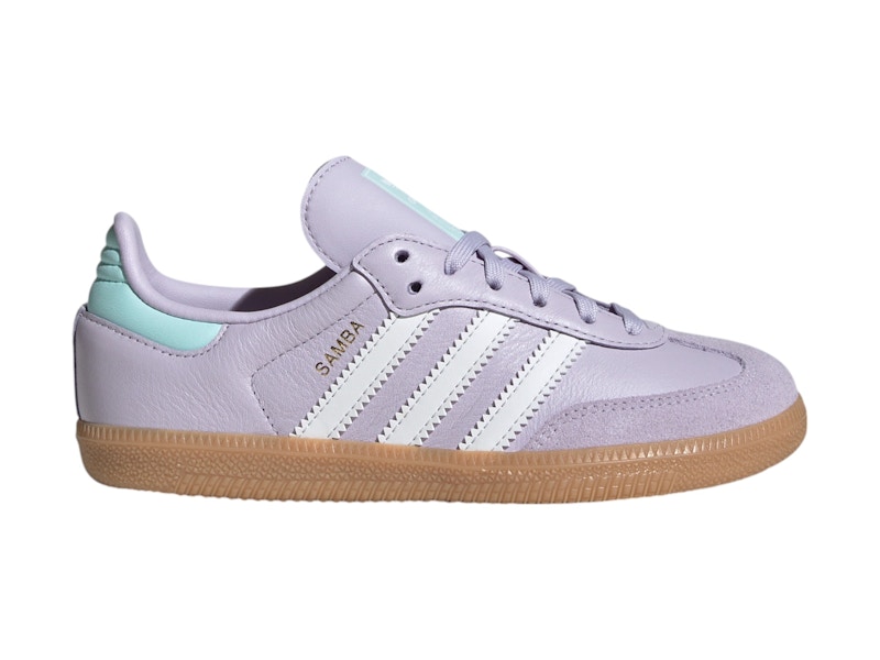adidas Samba OG Silver Dawn Crystal White Semi Flash Aqua