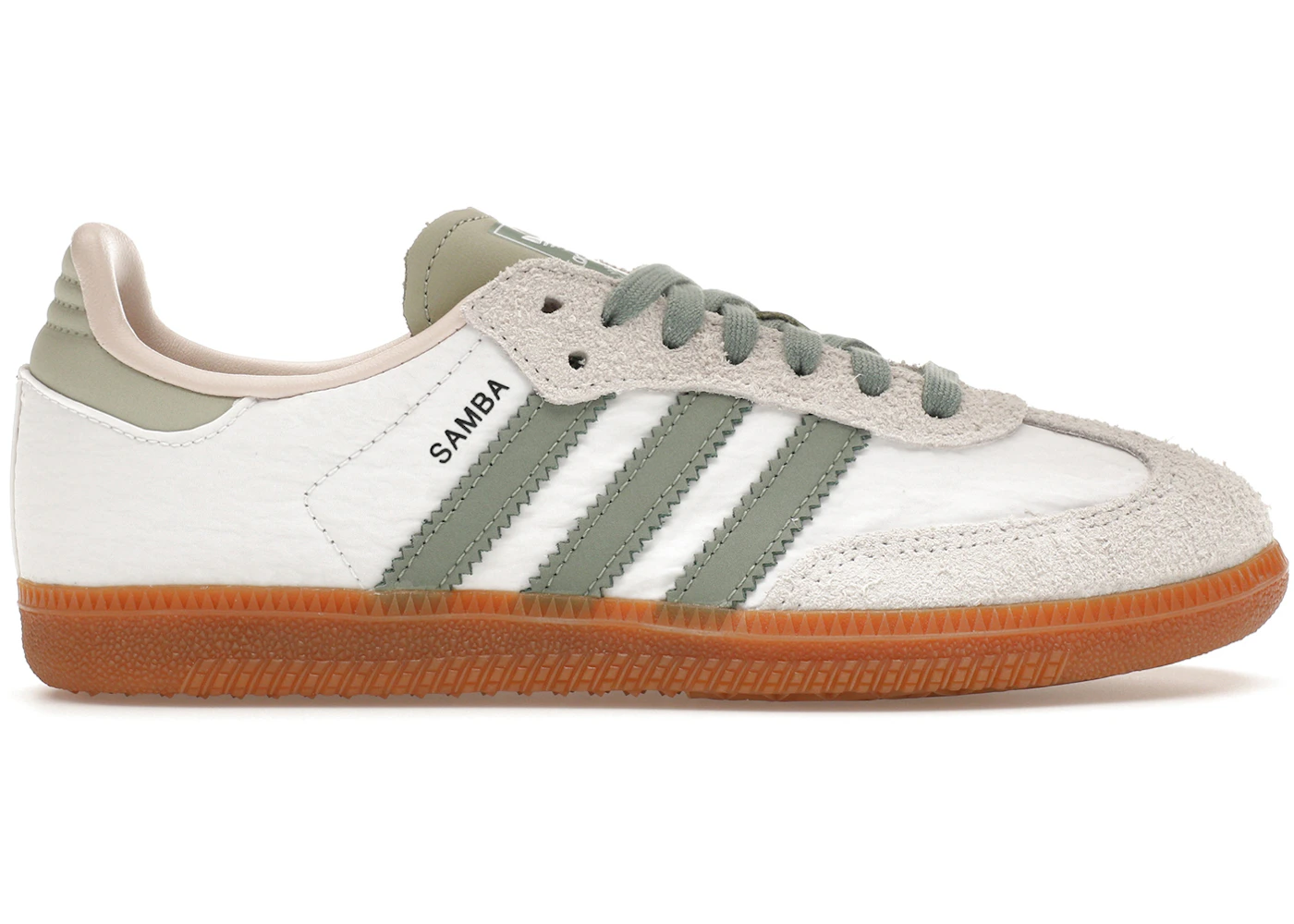 adidas Samba OG Silver Green Putty Mauve (Women's) - ID0492 - MX