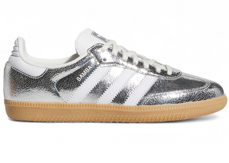 adidas Samba OG Silver Metallic Cloud White (GS) - KI5718 - US