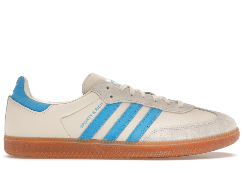 adidas Samba OG Sporty & Rich Cream Blue Men's - IE7096 - US