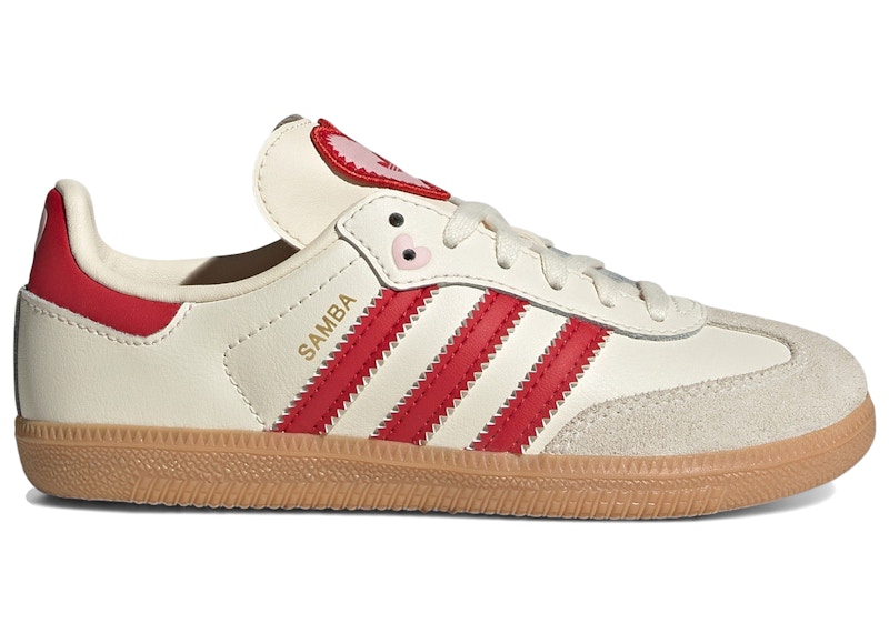 adidas Samba OG Valentine's Day Cream White Scarlet (2026) (PS
