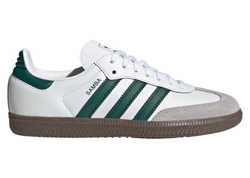 adidas Samba OG White Collegiate Green Gum (GS) - JQ2843 - JP