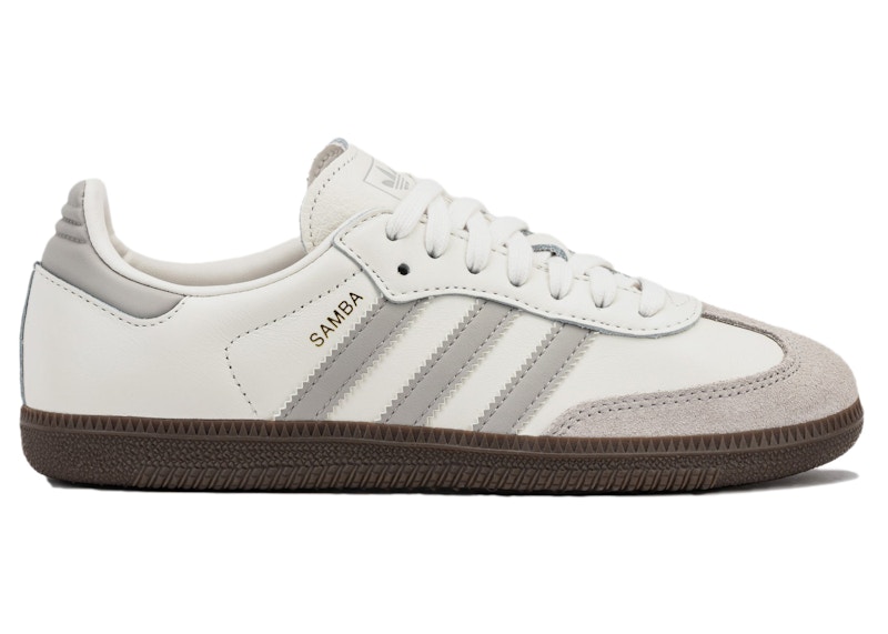 adidas アディダス レディース スニーカー 【adidas Samba OG】 五月蝿かっ サイズ US_W_9W White Granite  (Women's)