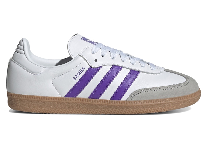 adidas Samba OG White Purple Rush (Women's)