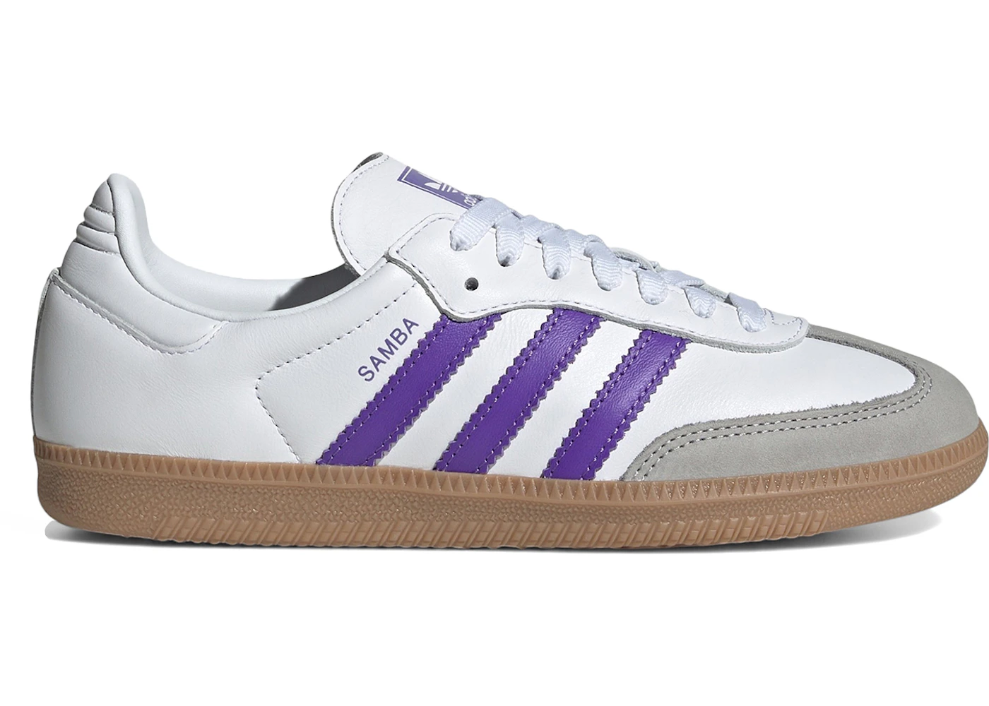adidas Samba OG White Purple Rush (Women's)