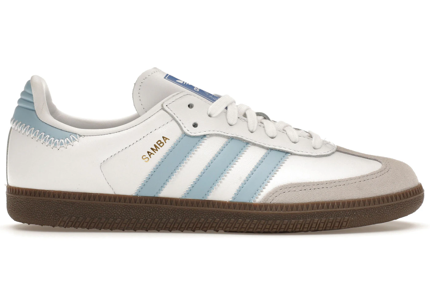 adidas Samba OG White Sky Blue Men's - JI2003 - US adidas Samba OG White Sky Blue Men's - JI2003 - US