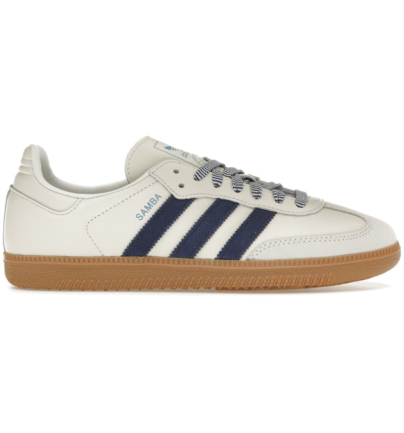 adidas Samba Off White Dark Blue (Women's) - JI3907 - US adidas Samba Off White Dark Blue (Women's) - JI3907 - US