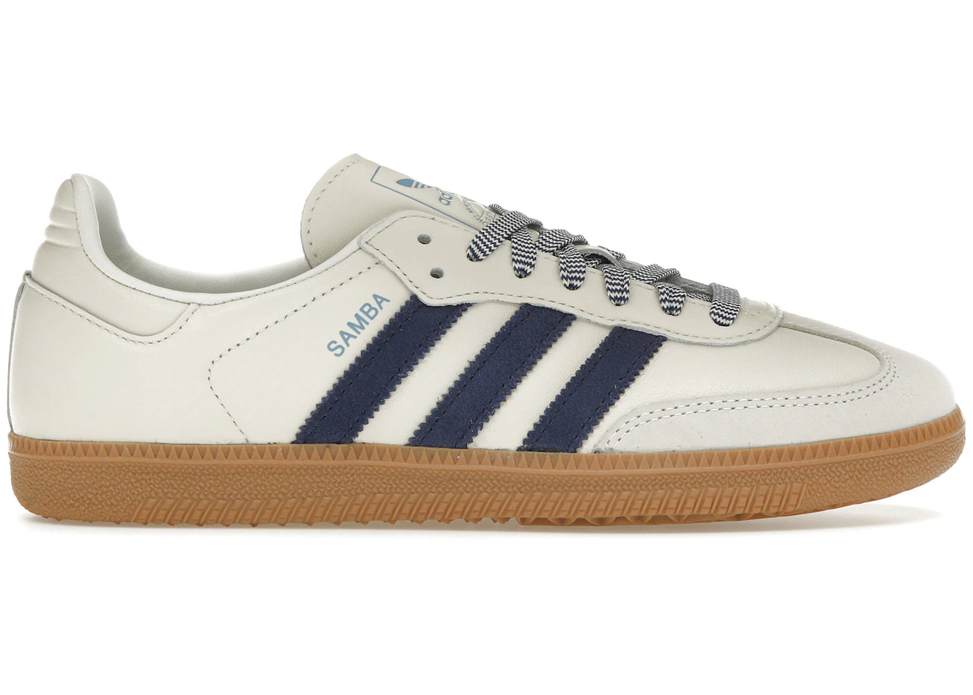 adidas Samba Off White Dark Blue (Women's) JI3907 US