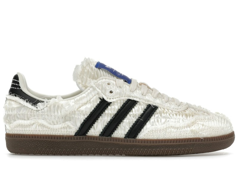 adidas Samba Reverie by Caroline Hú CLOT Tige en soie texturée blanche