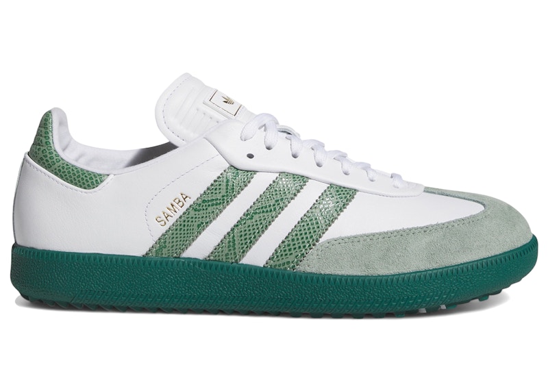 adidas Samba Spikeless Golf Barstool White Collegiate Green