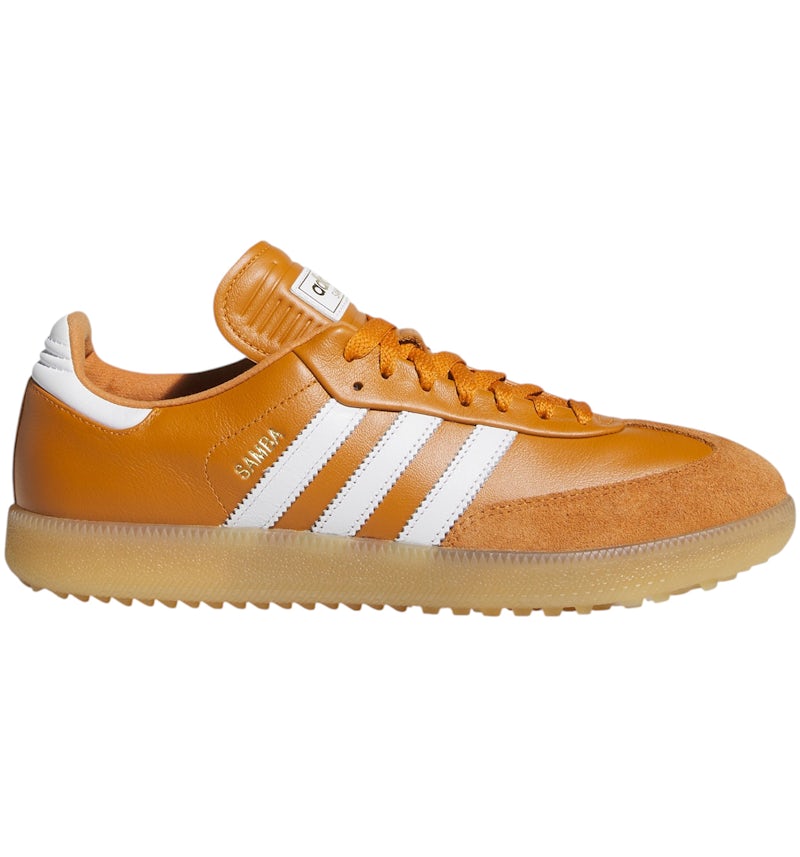 adidas Samba Spikeless Golf Rustic Orange White Gum Men's - JR4466 - US adidas Samba Spikeless Golf Rustic Orange White Gum Men's - JR4466 - US