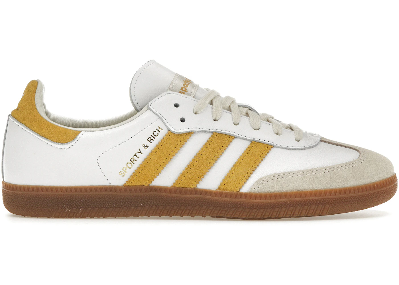 adidas Samba Sporty Rich White Bold Gold Men's IF5661 US