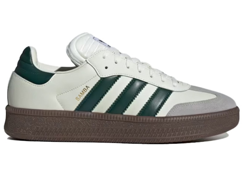 スニーカー adidas Samba XLG Ivory Green IE3911 adidas Samba XLG Ivory Collegiate Gum Men's - IE3911 - US