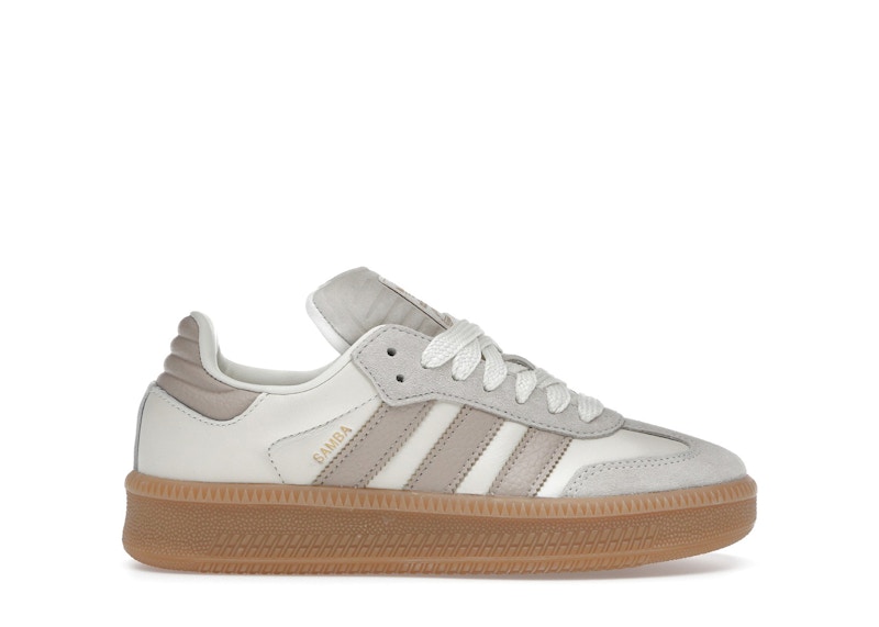 Adidas Samba XLG Gum Sneakers in Off White/Clay Brown/Gum 3