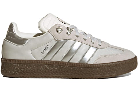 adidas Samba XLG Off White Silver Metallic Men's - JP5667 - US adidas Samba XLG Off White Silver Metallic Men's - JP5667 - US