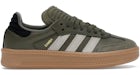 adidas Samba XLG Olive Strata Wonder Beige Gold Metallic