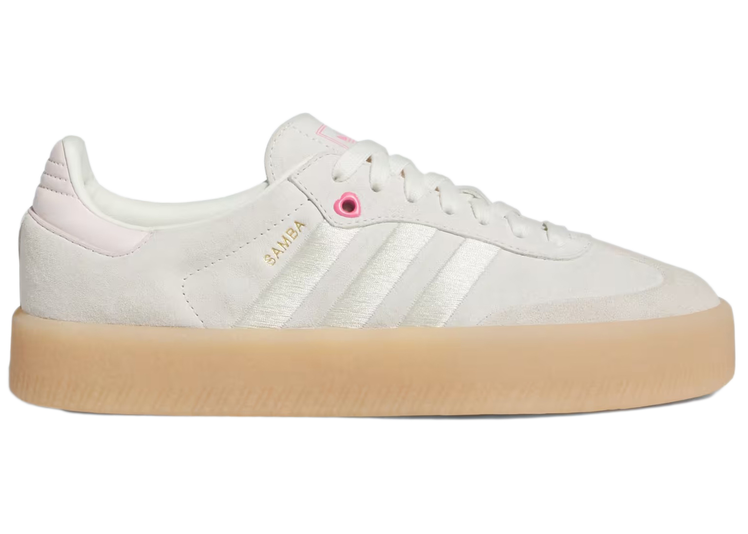 adidas Sambae Ivory Pink Fusion Women s ID1104 US