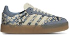 adidas Sambae Liberty London Blumenstickerei, Blau/Cremeweiß (Damen)