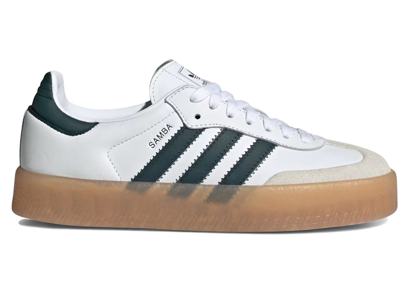 Pre-owned Adidas Originals Sambae White (women's) Sneakers In Cloud White/off White/aurora Ivy