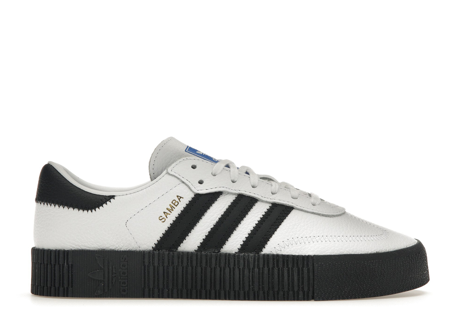 Adidas sambarose white hot sale silver metallic