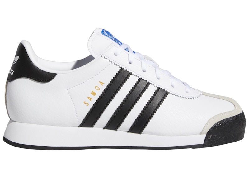 adidas Samoa Cloud Blanco Core Negro para escolares EG1578 US